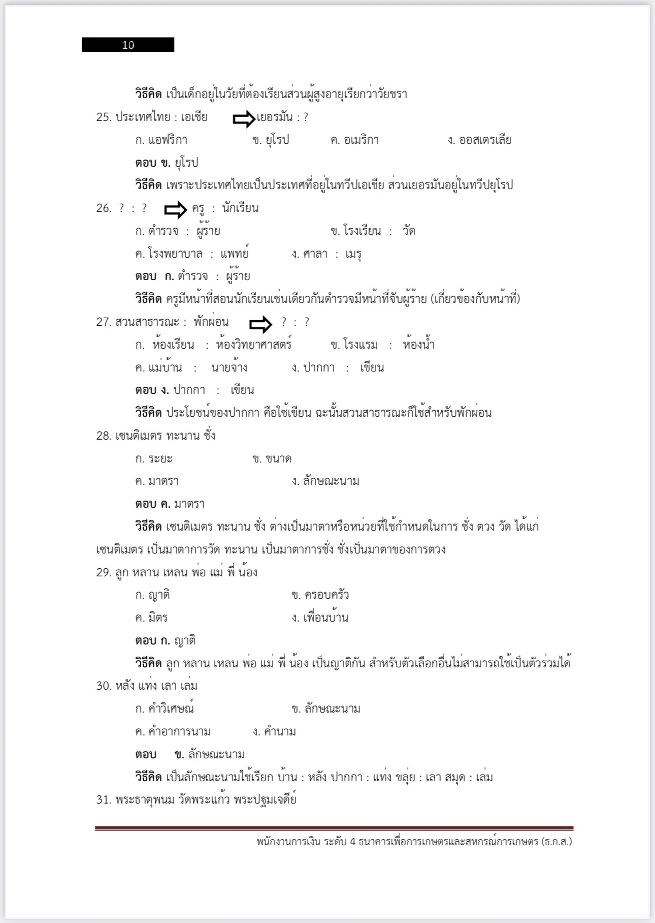 หนังสือสอบ พนักงานการเงิน ระดับ 4 ธกส. รูปที่ 6